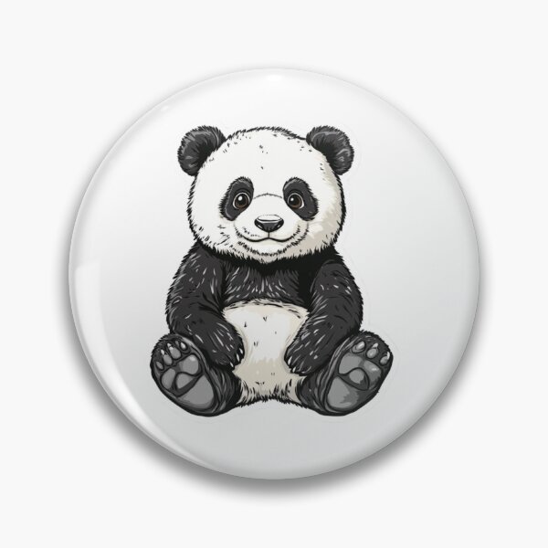 Item preview, Panda Sticker designed and sold by NicolasGlowArt.