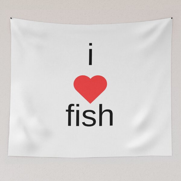 Item preview, I Heart Fish designed and sold by peachyypython.
