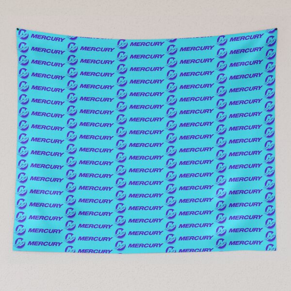 Artikelvorschau, Murcury Bootfahren Neon Blau Blau entworfen und verkauft von ChristinasMess.