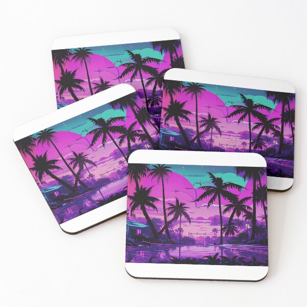 Item preview, Neon Abyss – Cyberpunk Water Oasis designed and sold by somethingcreative.