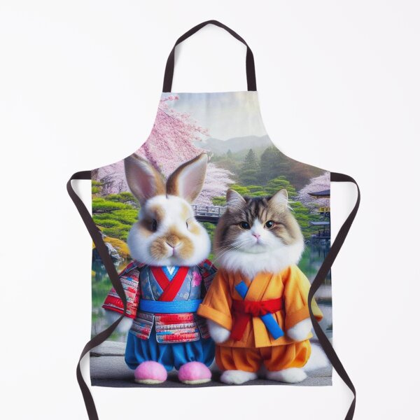 Item preview, Samurai Cat and Rabbit designed and sold by Dogandesighn.