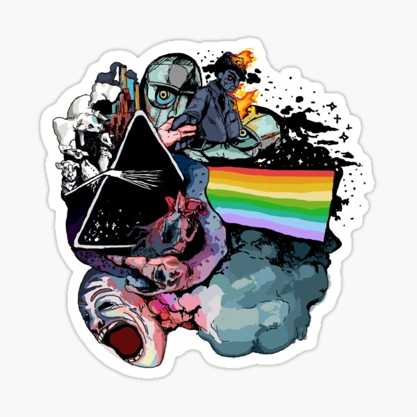 Dark Side of the Moon Sticker