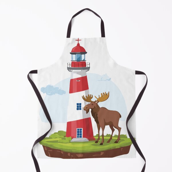 Item preview, Moose at the Lighthouse designed and sold by LiamTheo.