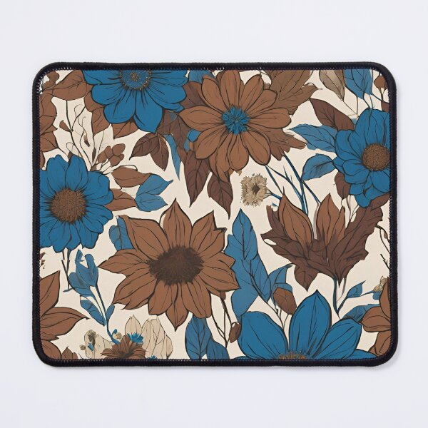 Item preview, Tip-Toe Through the Blue and Brown Daisies designed and sold by elizabethdancer.