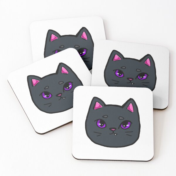 Item preview, Black cat designed and sold by BubbleUniverses.