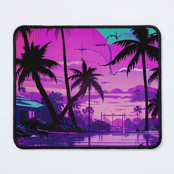 Item preview, Neon Abyss – Cyberpunk Water Oasis designed and sold by somethingcreative.