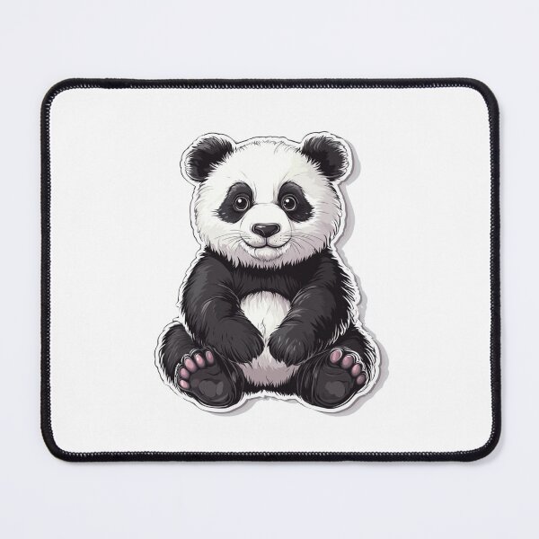 Item preview, Panda Cartoon Sticker designed and sold by NicolasGlowArt.