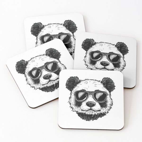 Item preview, Panda in Sunglasses designed and sold by NicolasGlowArt.