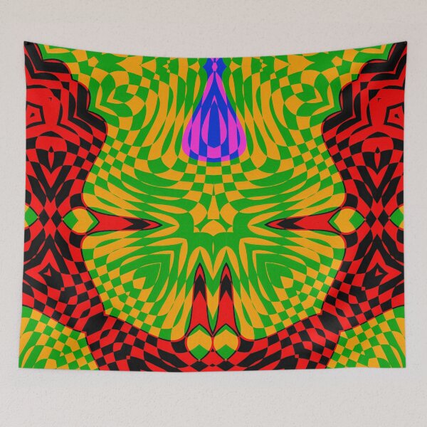 Item preview, VICTOR VASARELY VARIABLE GEOMETRY CHECKERBOARD ART ANIMAL ABSTRACT PAINTING ##10 designed and sold by Ralek.