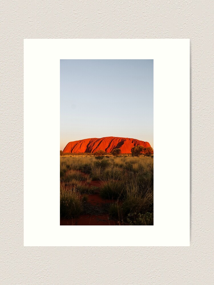 Thumbnail 2 of 3, Art Print, Uluru Photography in Uluru-Kata Tjuta National Park designed and sold by Ibitiraquire.