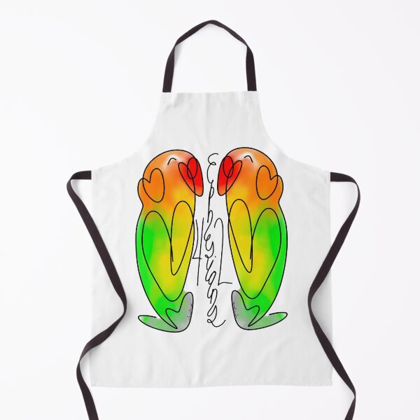 Item preview, LoveBirds Single Line Art Ephesians 4:2 designed and sold by hannaHKyong.