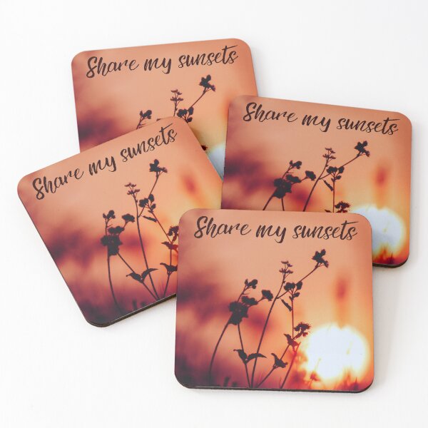 Item preview, Deep Orange and Brown "Share My Sunsets"  designed and sold by CountyKent.