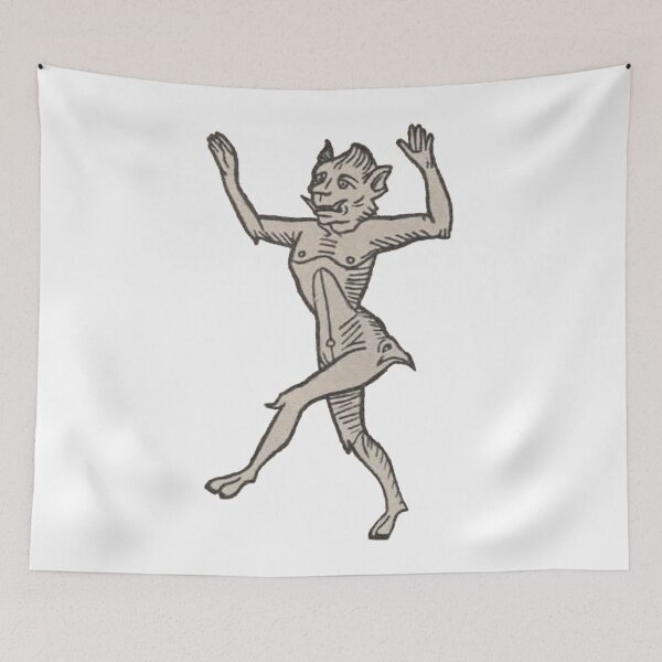 Item preview, Medieval Demon, Devil Illustration  designed and sold by HawthorneFlame.