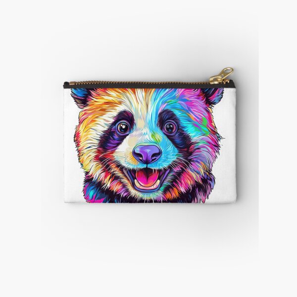 Item preview, Colorful Panda Portrait designed and sold by NicolasGlowArt.