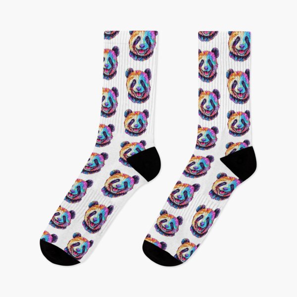 Item preview, Colorful Panda Portrait designed and sold by NicolasGlowArt.