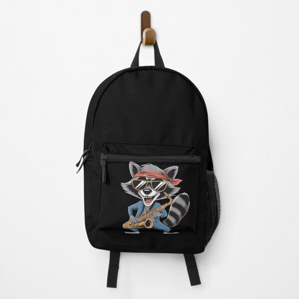 Item preview, Crazy raccoon playing saxophone designed and sold by A-Szczesniak.