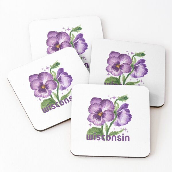 Item preview, Wisconsin State Flower Wood Violet Classic T-shirt Sticker designed and sold by ThinkNature!.