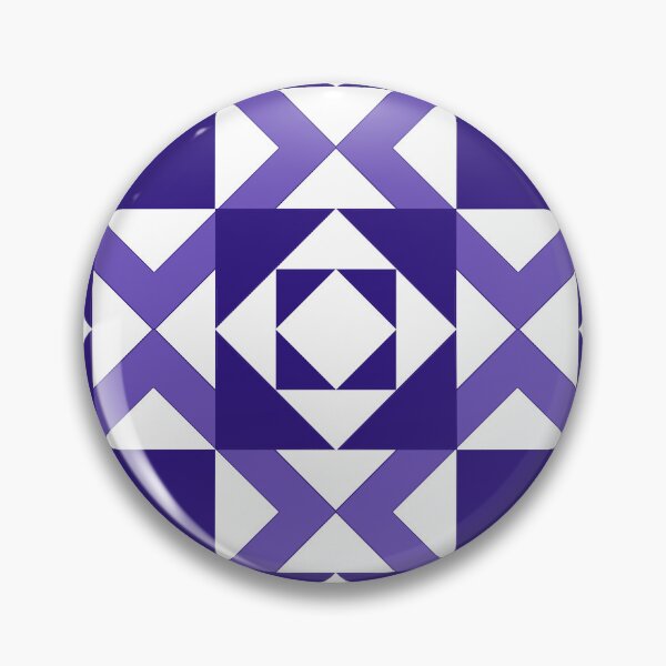 Item preview, Spring Quilt Block, Purple Geometric Spring Vibes,  designed and sold by Sole-e-Vento-Studio.
