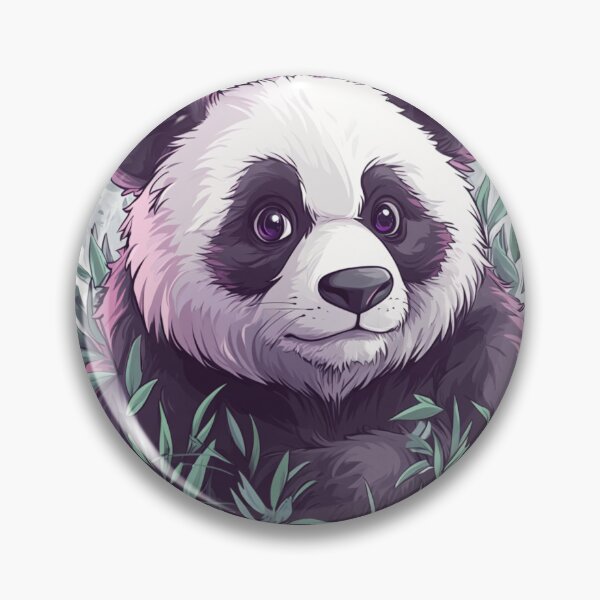 Item preview, Panda in Leaves designed and sold by NicolasGlowArt.