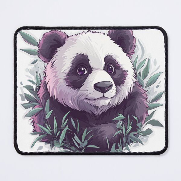 Item preview, Panda in Leaves designed and sold by NicolasGlowArt.