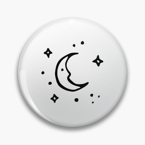 Item preview, Moon and Stars - Drawing designed and sold by aliciakatharina.