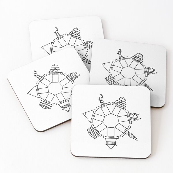 Item preview, 7 Wonders Board Game Mono designed and sold by ShuffleAndRoll.