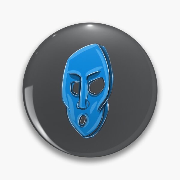 Item preview, Tetchy Blue Mask designed and sold by Stipper Store.