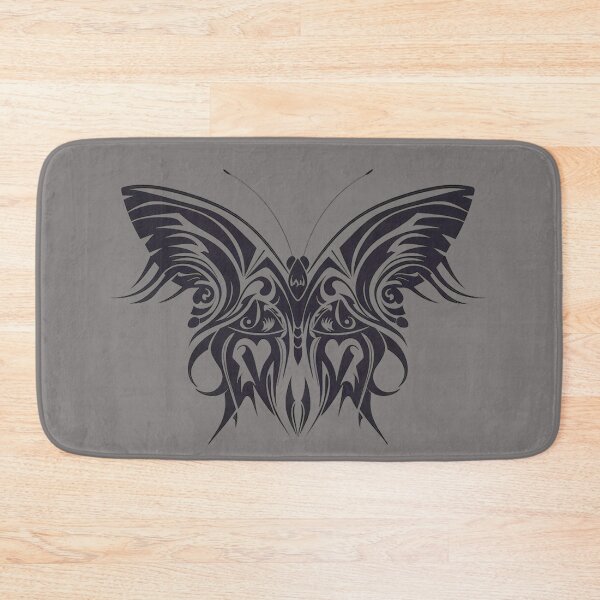 Item preview, Tribal Butterfly Tattoo Design - Elegant Black Ink Art designed and sold by EmiBarDesign.