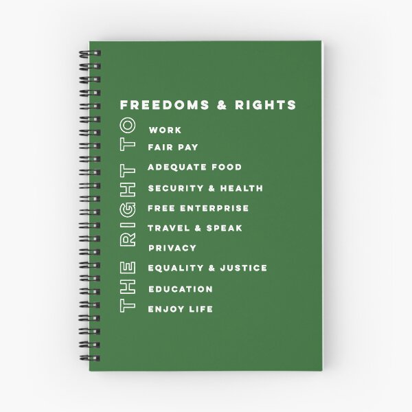 Item preview, Our Freedoms and Rights designed and sold by DreamingBeetle.