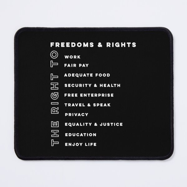 Item preview, Our Freedoms and Rights designed and sold by DreamingBeetle.