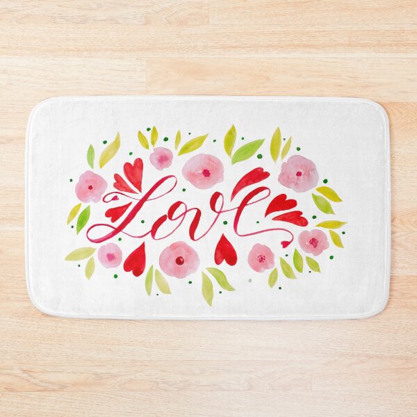 Item preview, Love and flowers - red and green designed and sold by wackapacka.