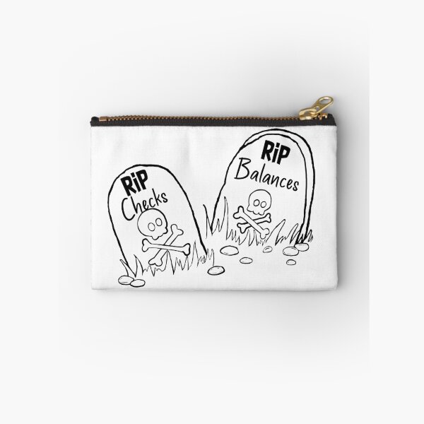 Item preview, RIP checks and balances designed and sold by Shackled Shark.