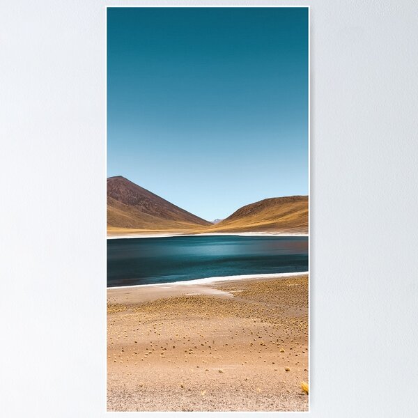 Miniques Lagoon Photography in the Atacama Desert Poster