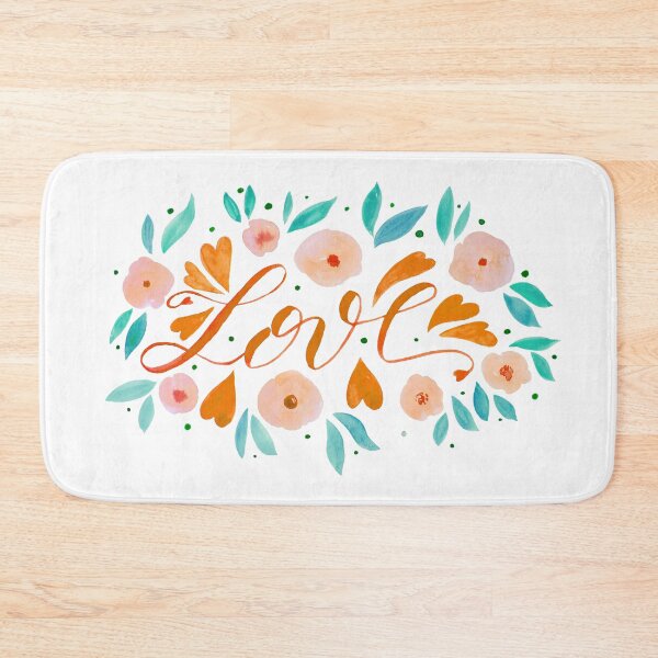 Item preview, Love and flowers - orange and green designed and sold by wackapacka.