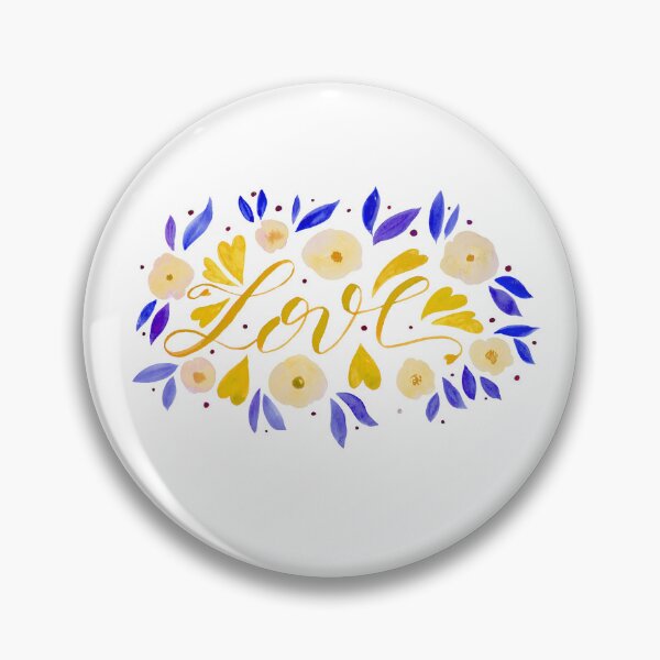 Item preview, Love and flowers - yellow and purple designed and sold by wackapacka.
