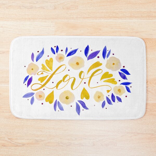 Item preview, Love and flowers - yellow and purple designed and sold by wackapacka.