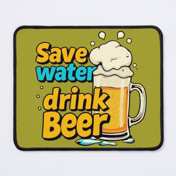 Item preview, Save Water, Drink Beer designed and sold by Charlie-Kier.