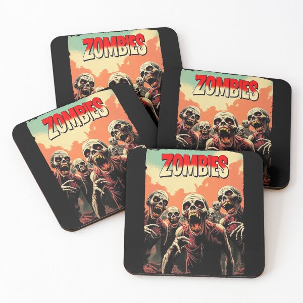 Item preview, Retro Zombies Skeleton Horror Monster T-Shirt – 70s & 80s Hammer Horror Inspired Design with Zombies, Chainsaw, and Devil Aesthetic designed and sold by blackdoggdesign.