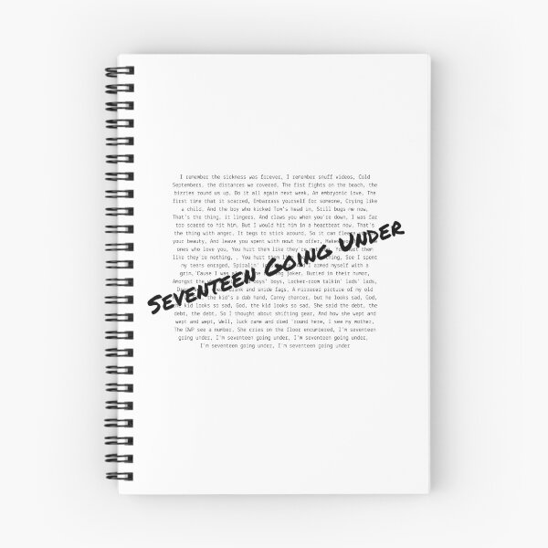 Item preview, Sam Fender Seventeen Going Under Lyrics designed and sold by GinnsSales.