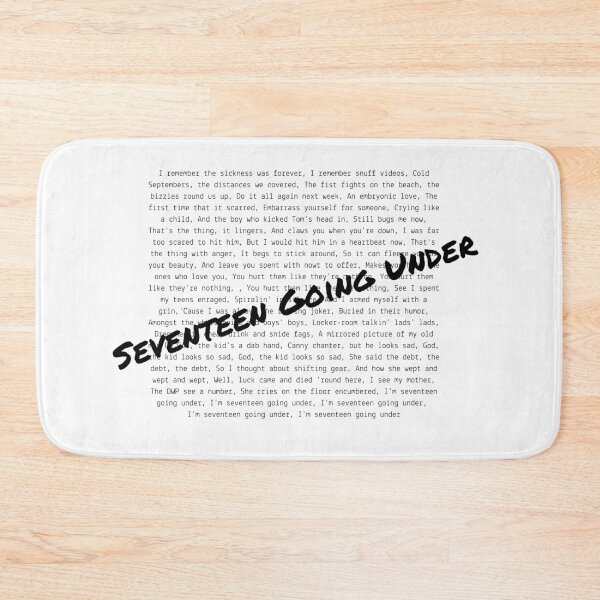 Item preview, Sam Fender Seventeen Going Under Lyrics designed and sold by GinnsSales.