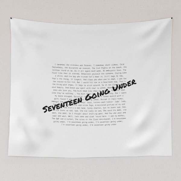 Item preview, Sam Fender Seventeen Going Under Lyrics designed and sold by GinnsSales.
