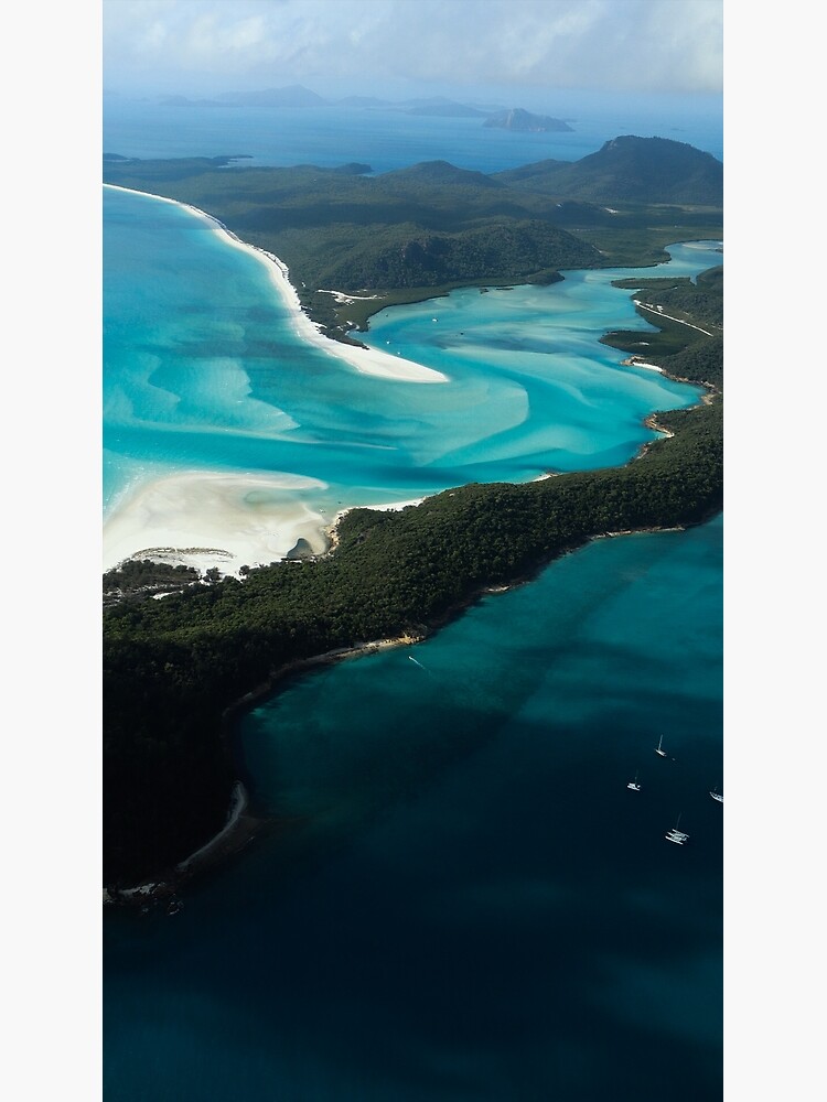Thumbnail 3 of 3, Canvas Print, Whitehaven Beach Photography in the Whitsunday Islands designed and sold by Ibitiraquire.