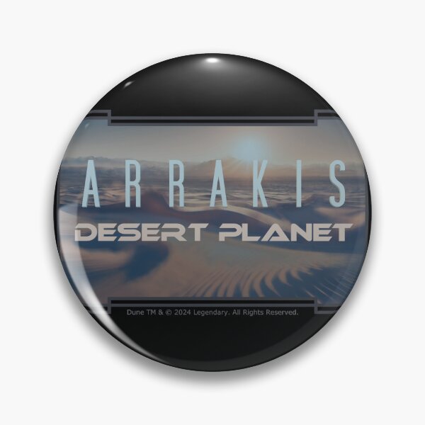 Item preview, DUNE. Arrakis, Desert Planet (black background) designed and sold by bekksa.