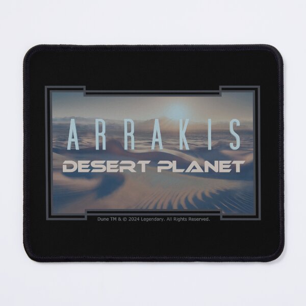 Item preview, DUNE. Arrakis, Desert Planet (black background) designed and sold by bekksa.