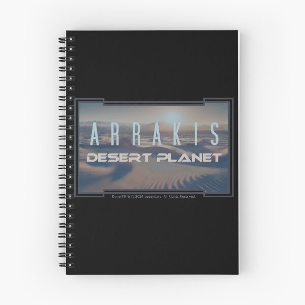 Item preview, DUNE. Arrakis, Desert Planet (black background) designed and sold by bekksa.