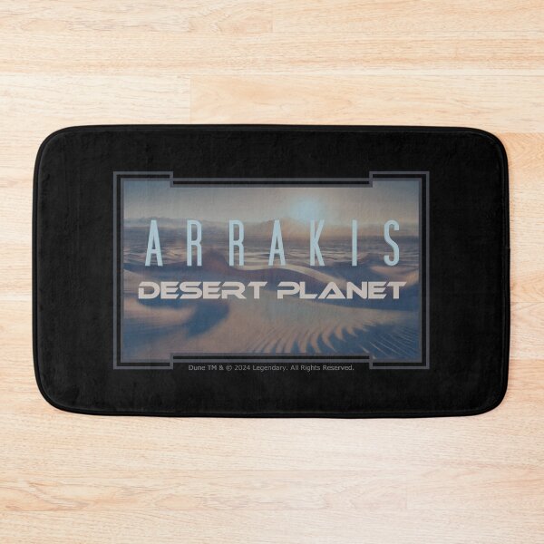 Item preview, DUNE. Arrakis, Desert Planet (black background) designed and sold by bekksa.