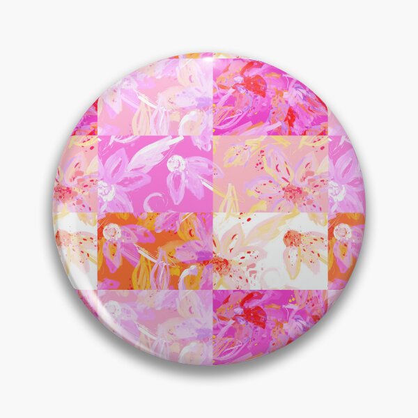Item preview, Bright Pink Patchwork Floral  designed and sold by Sharon Schwalbe.