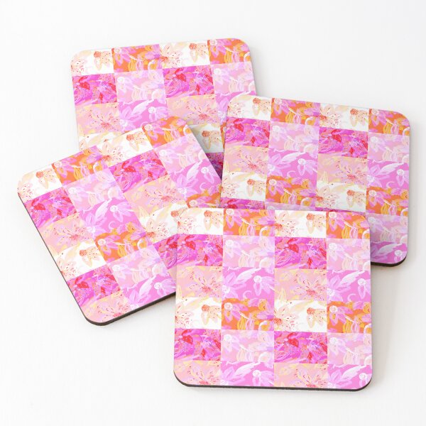 Item preview, Bright Pink Patchwork Floral  designed and sold by Sharon Schwalbe.