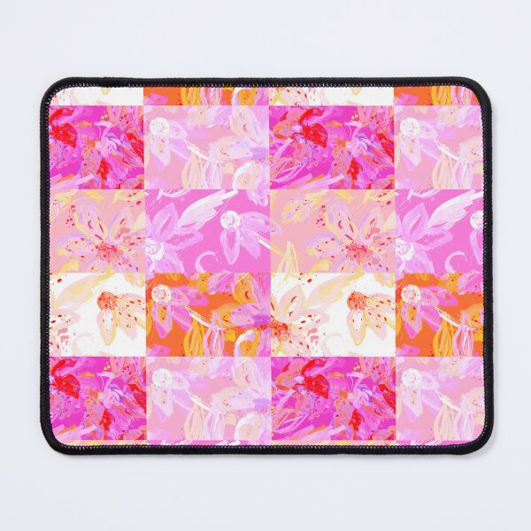Item preview, Bright Pink Patchwork Floral designed and sold by Sharon Schwalbe.