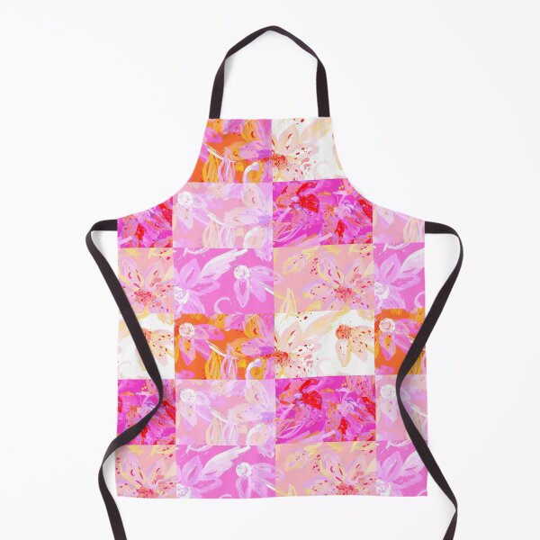 Item preview, Bright Pink Patchwork Floral designed and sold by Sharon Schwalbe.